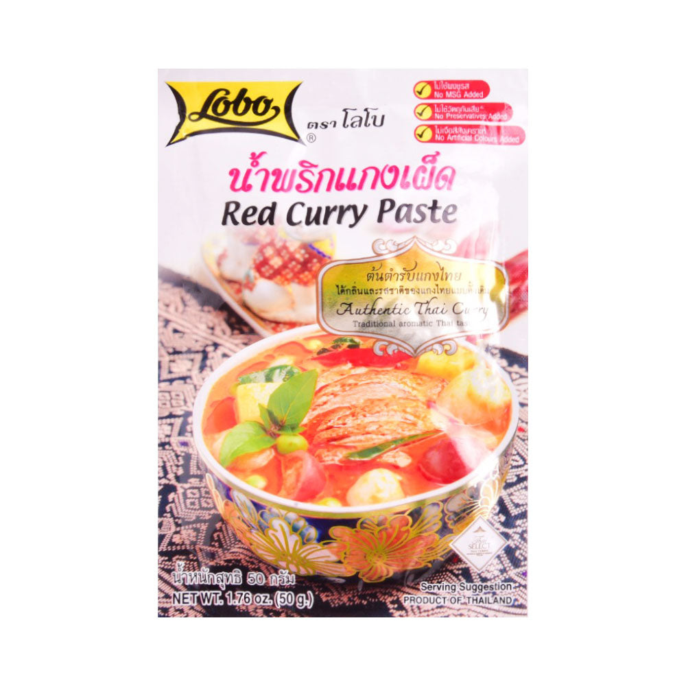 LOBO RED CURRY PASTE 50G Default Title - MamasJan Grocery