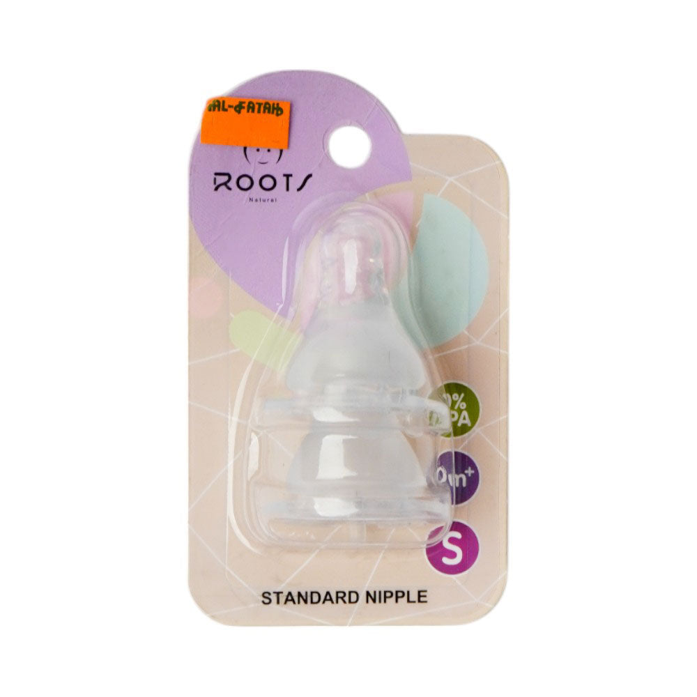 ROOTS NORMAL NECK NIPPLE 2 PCS W001 Default Title - MamasJan Grocery Nonfood
