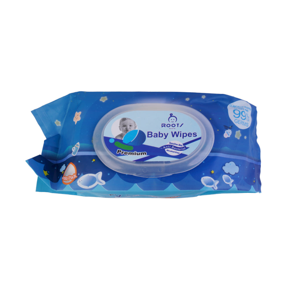 ROOTS PREMIUN BABY WIPES 64PC PACK Default Title - MamasJan Grocery Nonfood