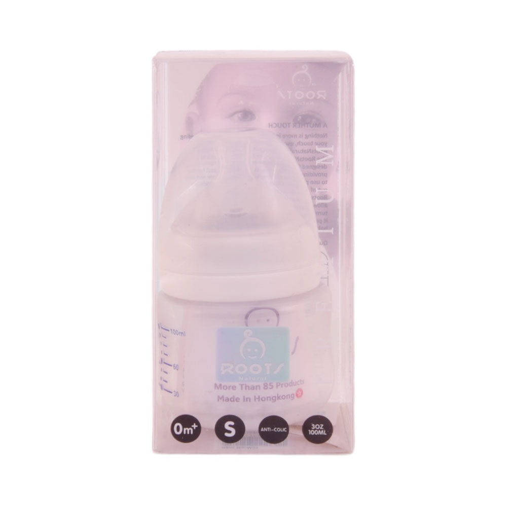 ROOTS NATURAL WIDE NECK FEEDER 100 ML M01 Default Title - MamasJan Grocery Nonfood