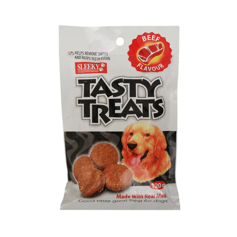 SLEEKY TASTY TRAEATS BEEF FLAVOUR 120 GM Default Title - MamasJan Grocery Nonfood