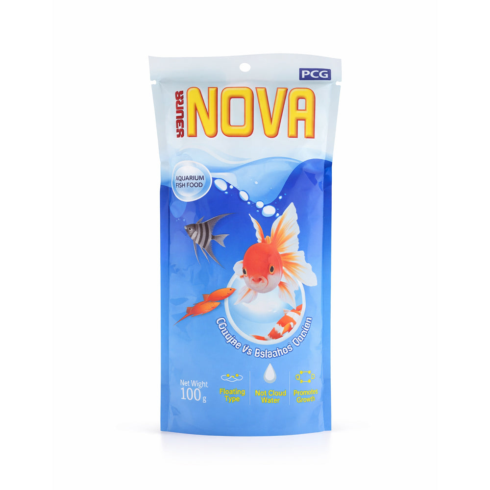 NOVE SUPER FISH FOOD 100 GM Default Title - MamasJan Pet Essentials