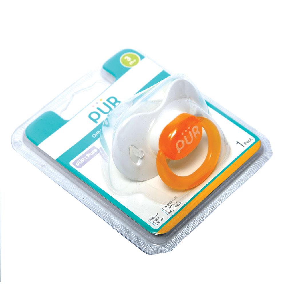 PUR ORTHODONTIC SILICONE SOOTHER 14017 Default Title - MamasJan Grocery Nonfood