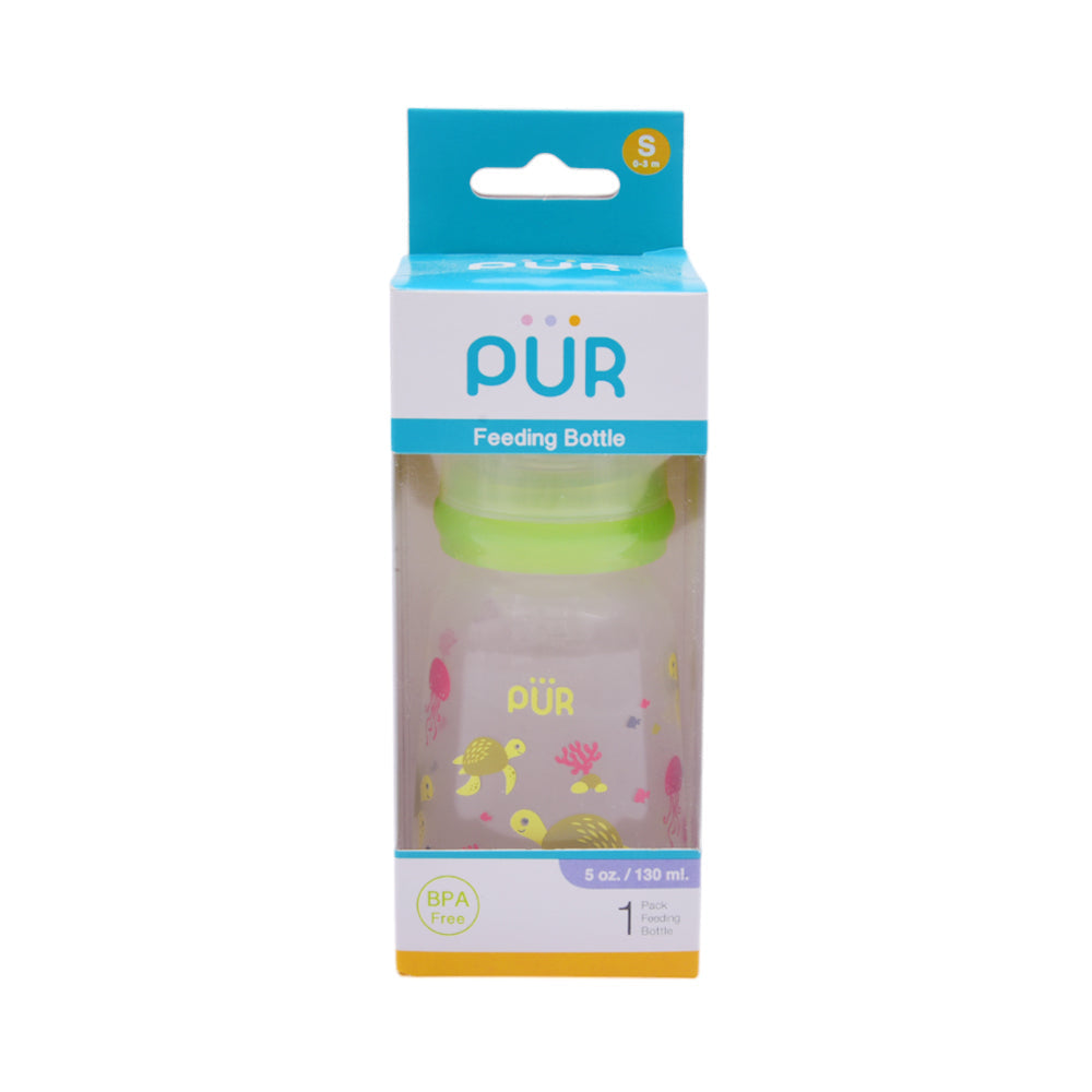 PUR NEW BORN FEEDING BOTTLE 0M+ 125 ML Default Title - MamasJan Grocery Nonfood