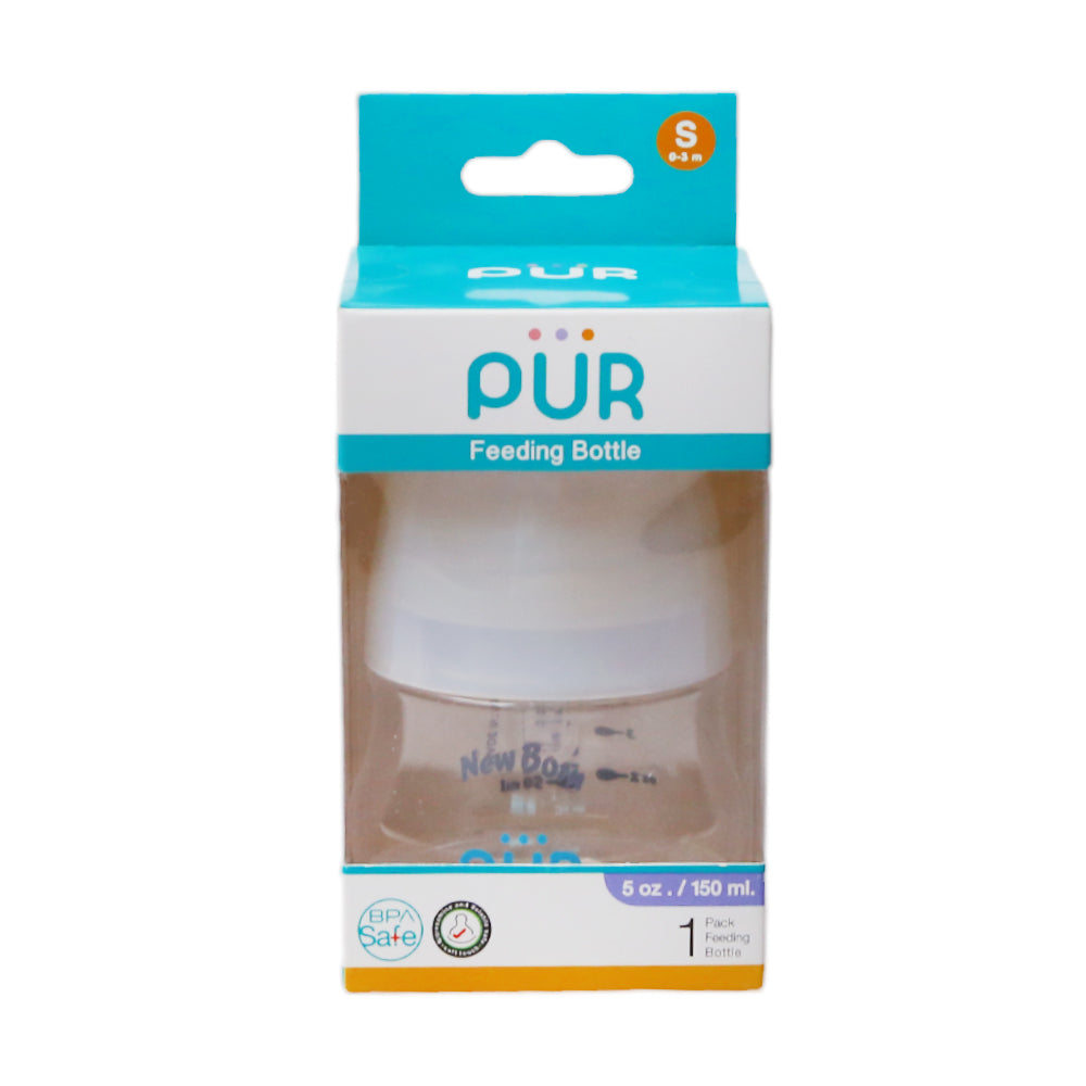 PUR NEW BORN FEEDING BOTTLE WIDE NECK 1503 150 ML Default Title - MamasJan Grocery Nonfood
