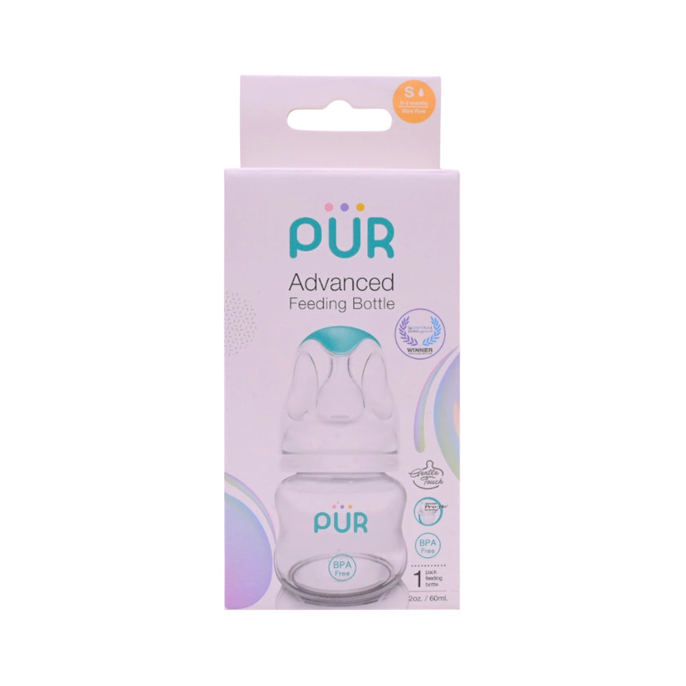 PUR ADVANCED FEEDING BOTTLE 2 OZ 60 ML Default Title - MamasJan Baby Maternity Care
