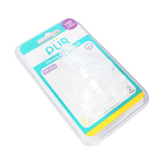 PUR SILICONE NIPPLE VARIABLE FLOW STANDARD NECK 3208 2 PC Default Title - MamasJan Grocery Nonfood