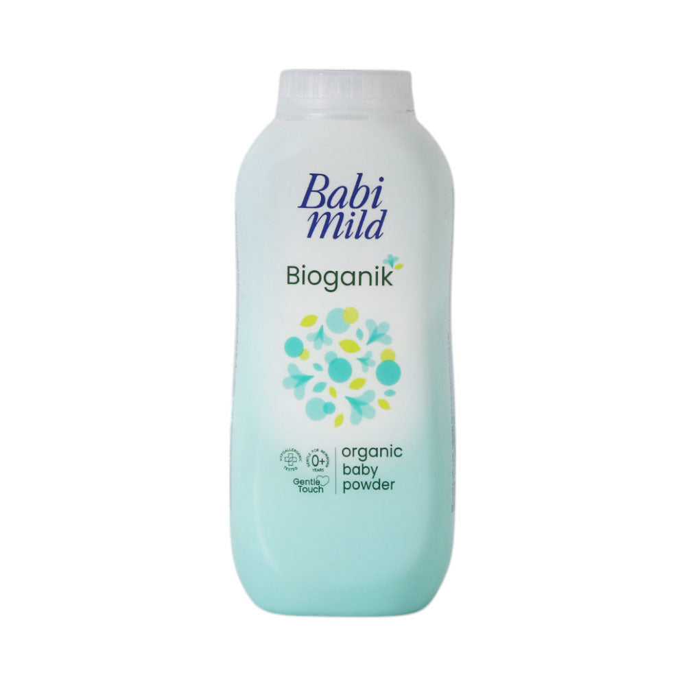 BABI MILD BABY POWDER ORGANIC BIOGANIK 160 GM Default Title - MamasJan Grocery Nonfood