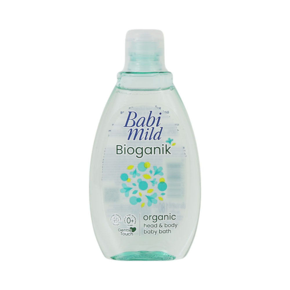BABI MILD BABY BATH HEAD & BODY BIOGANIK 180 ML Default Title - MamasJan Grocery Nonfood