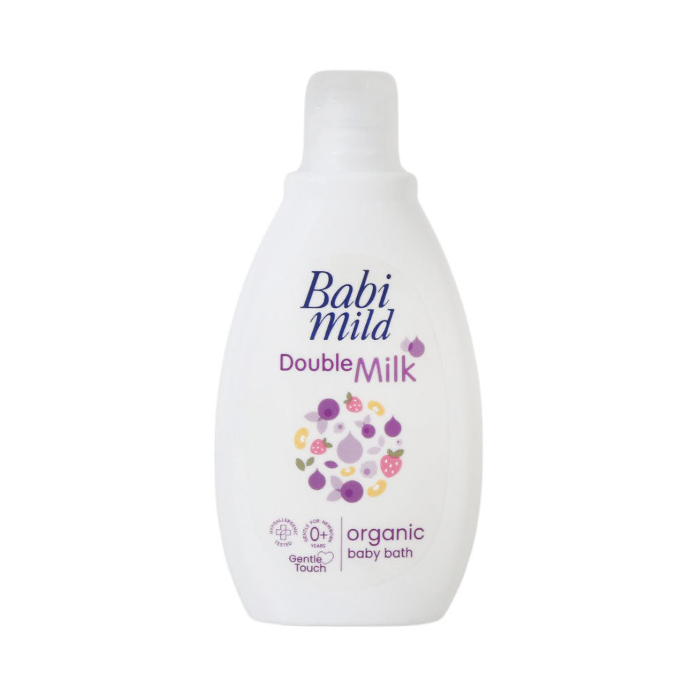 BABI MILD BABY BATH ORGANIC DOUBLE MILK 180 ML Default Title - MamasJan Grocery Nonfood