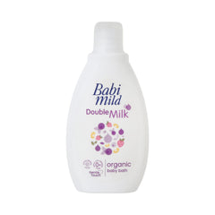 BABI MILD BABY BATH ORGANIC DOUBLE MILK 180 ML Default Title - MamasJan Grocery Nonfood
