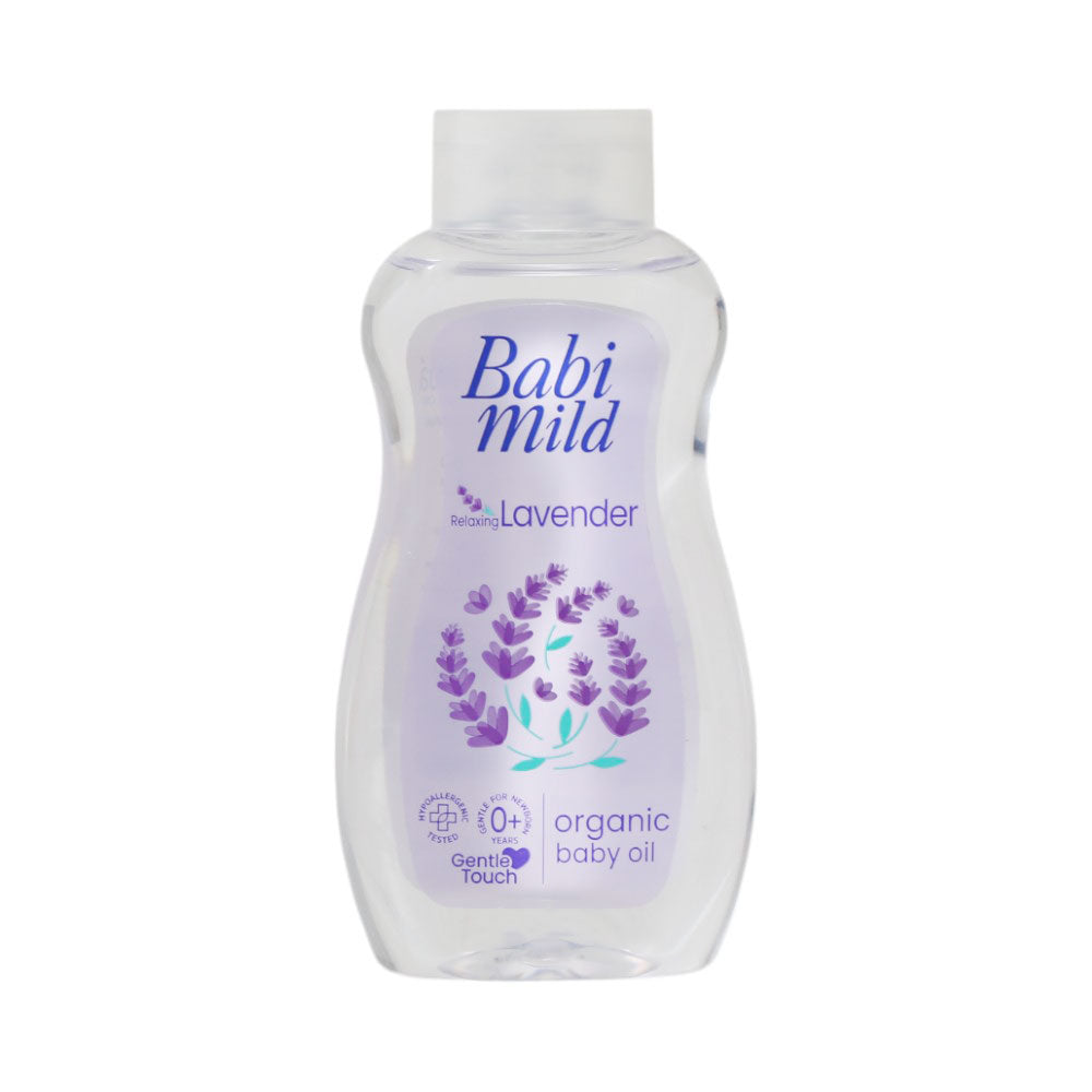 BABI MILD BABY OIL ORGANIC LAVENDER 200 ML Default Title - MamasJan Grocery Nonfood