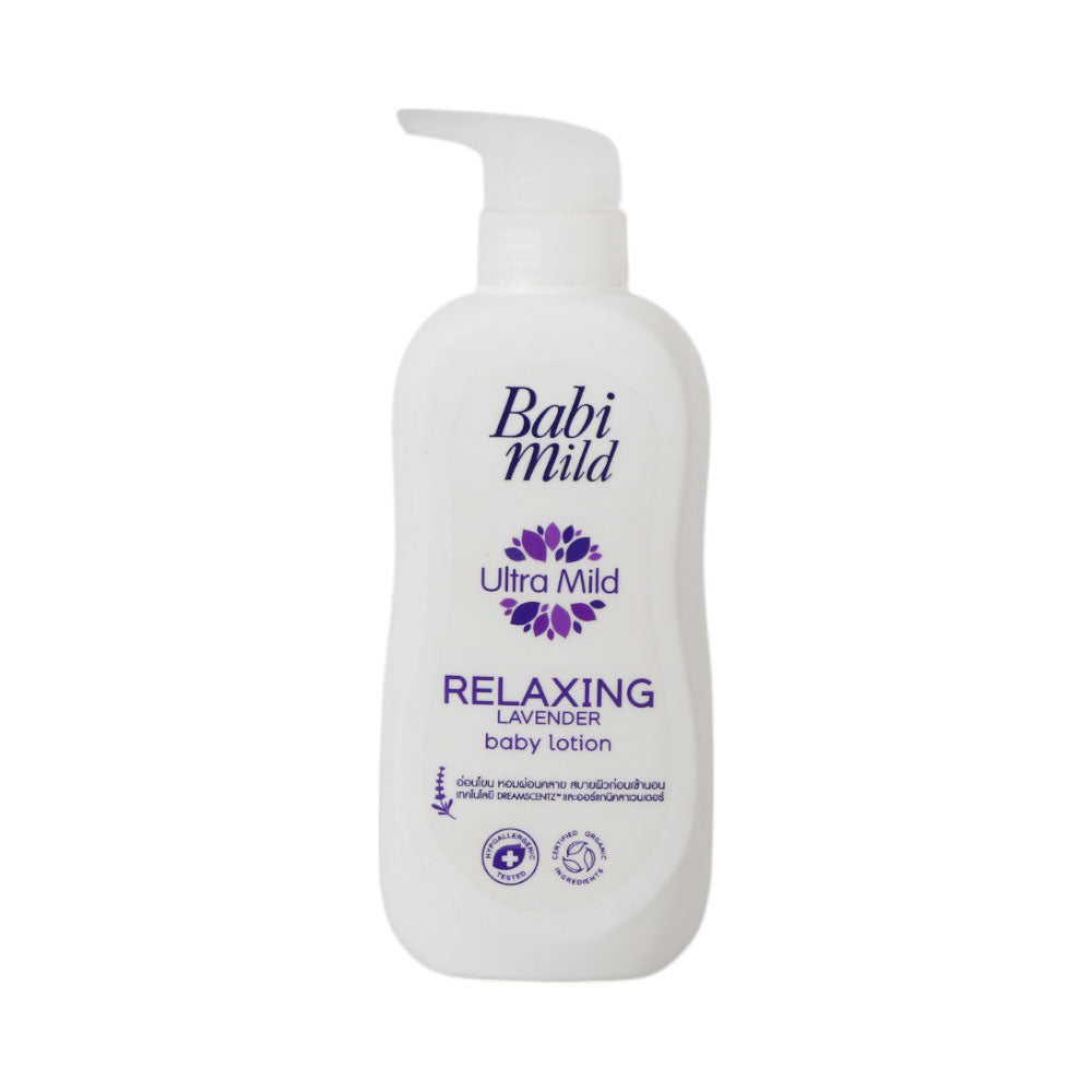 BABI MILD BABY LOTION ORGANIC RELAXING LAVENDER 350 ML Default Title - MamasJan Grocery Nonfood