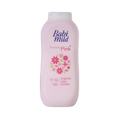 BABI MILD BABY POWDER ORGANIC SWEETY PINK 160 GM Default Title - MamasJan Grocery Nonfood