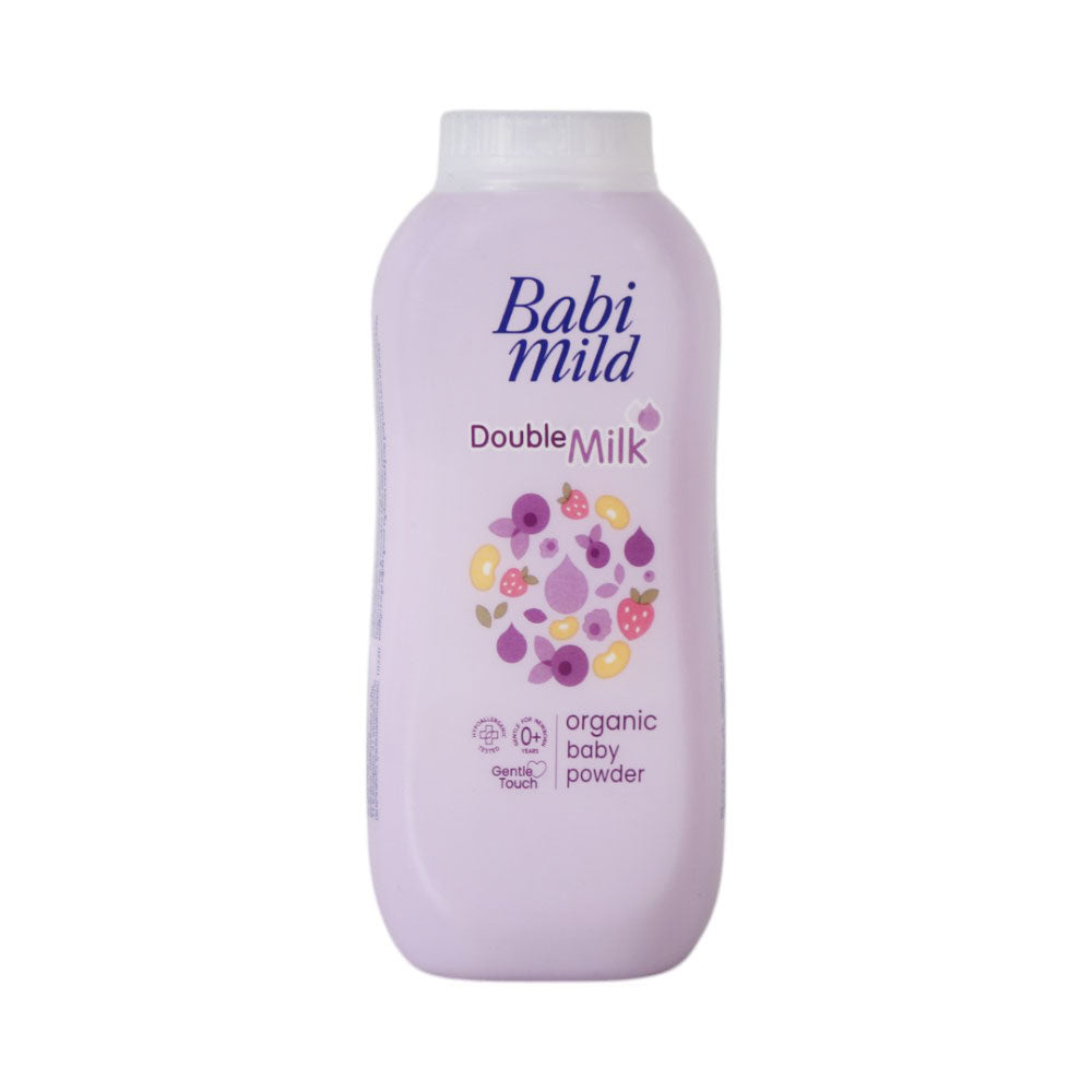 BABI MILD BABY POWDER ORGANIC DOUBLE MILK 160 GM Default Title - MamasJan Grocery Nonfood