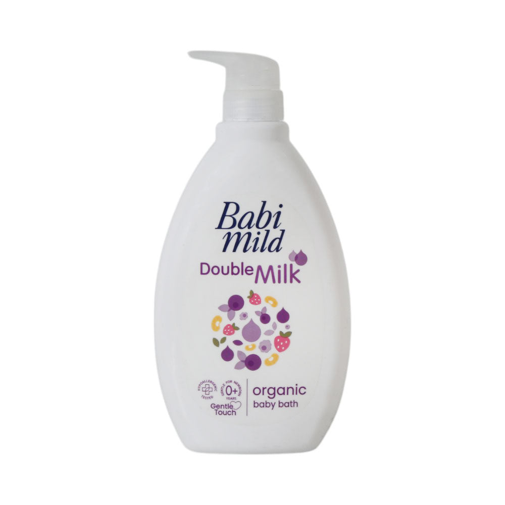 BABI MILD BABY BATH ORGANIC DOUBLE MILK 800 ML Default Title - MamasJan Grocery Nonfood