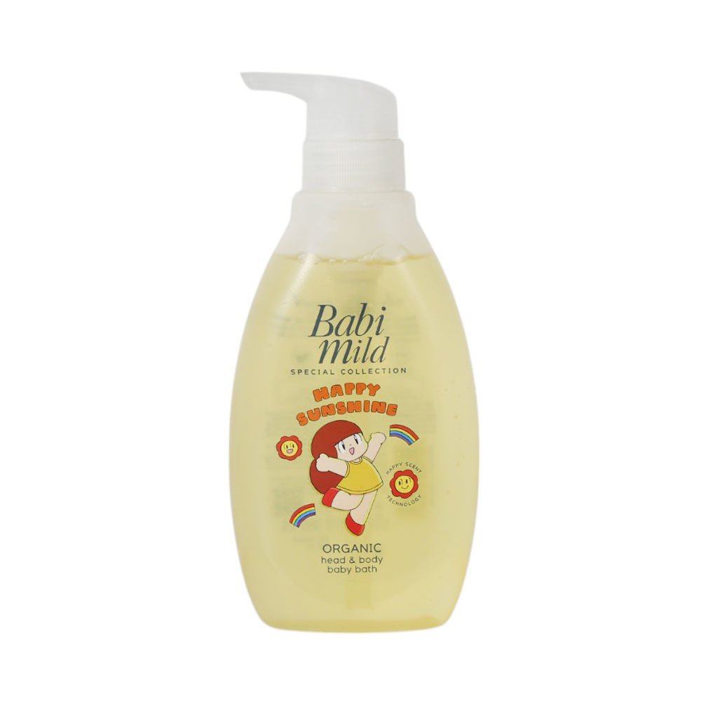 BABI MILD BABY BATH HEAD & BODY HAPPY SUNSHINE 380 ML Default Title - MamasJan Grocery Nonfood