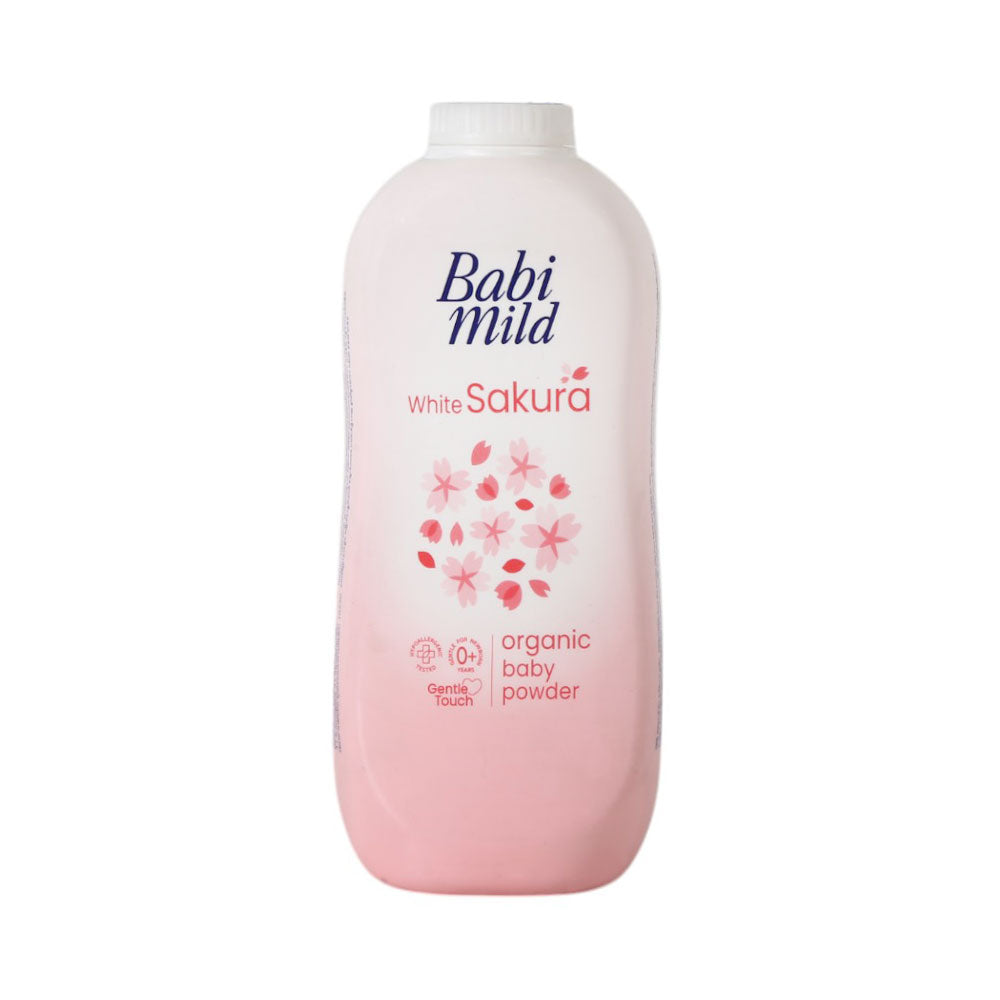 BABI MILD BABY POWDER WHITE SAKURA 350 ML Default Title - MamasJan Grocery Nonfood