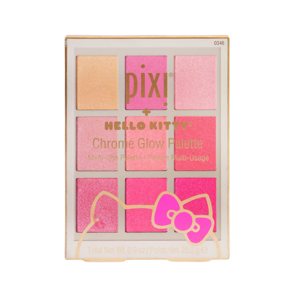 PIXI HELLO KITTY CHROME GLOW PALETTE 25.2G Default Title - MamasJan Makeup