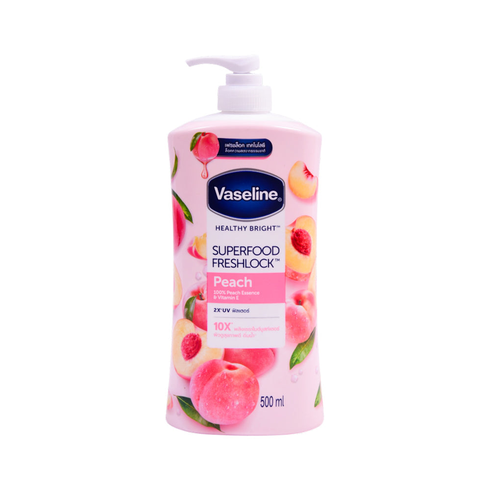 VASELINE LOTION PEACH VITAMIN E 500 ML Default Title - MamasJan skincare