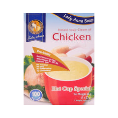 LADY ANNA INSTANT SOUP CREAM CHICKEN 66G (3X22G) Default Title - MamasJan Grocery