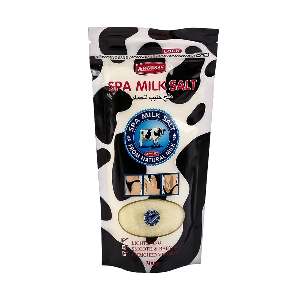ARGUSSY BODY SPA SALT NATURAL MILK 300 GM Default Title - MamasJan Grocery Nonfood