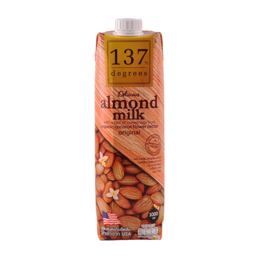 137 DEGREES ALMOND MILK ORIGINAL 1000 ML Default Title - MamasJan Grocery