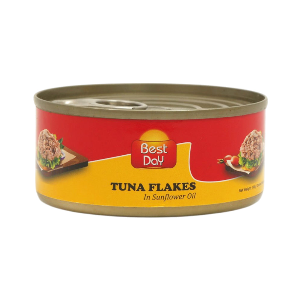 BEST DAY TUNA FLAKES IN SUNFLOWER OIL 160 G Default Title - MamasJan GroceryFoods