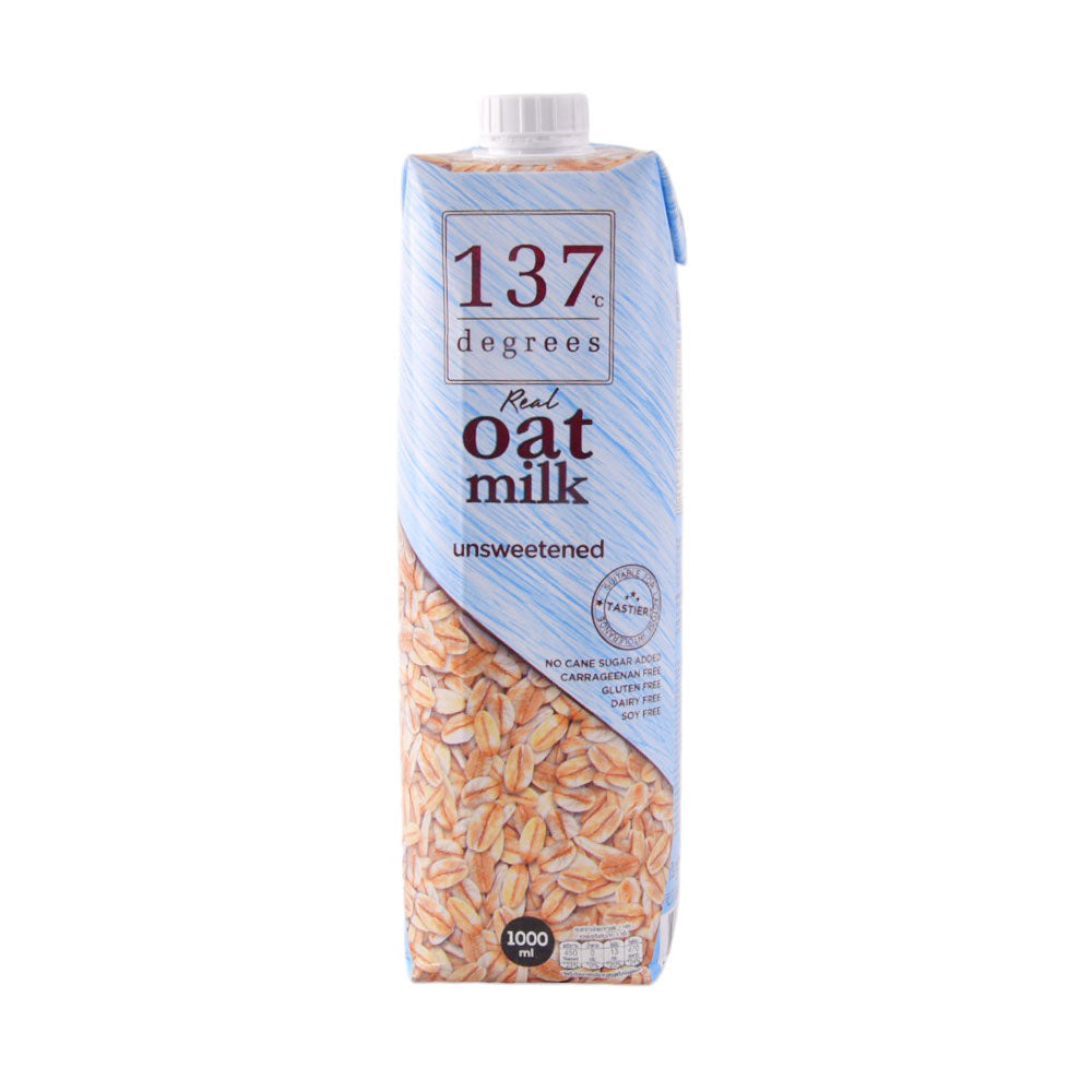 137 DEGREES OAT MILK UNSWEETENED 1L Default Title - MamasJan Grocery