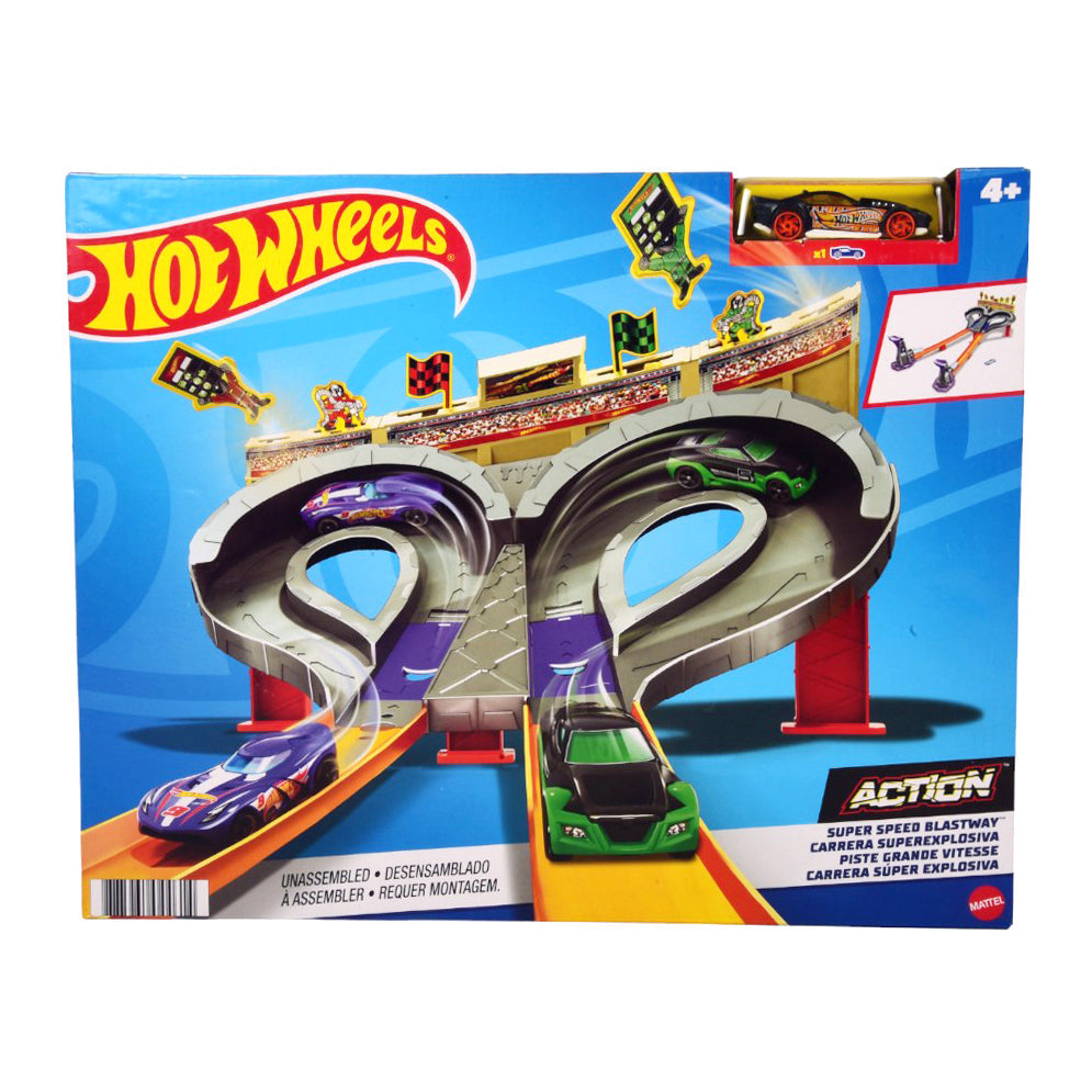 CDL49 HOT WHEELS TRACK SET 2LANE BASIC Default Title - MamasJan Toys