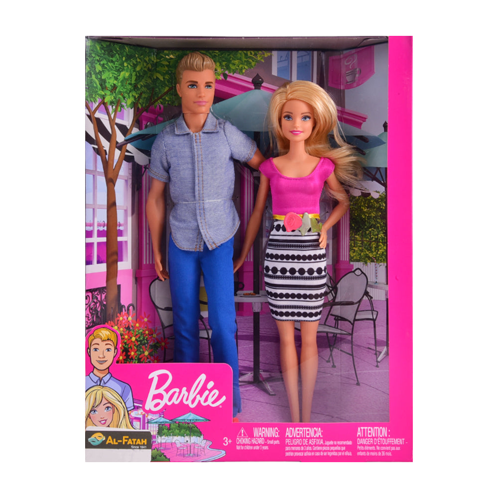 DLH76 BARBIE AND KEN DOLL BASIC Default Title - MamasJan Toys
