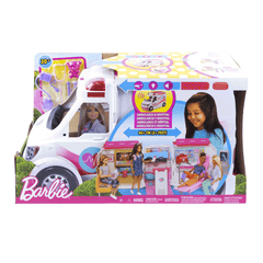 FRM19 BARBIE CARE CLINIC AMBULANCE H.B Default Title - MamasJan Toys