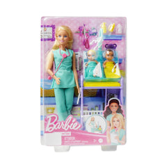 GKH23 BARBIE BABY DOCTOR DOLL SET Default Title - MamasJan Toys