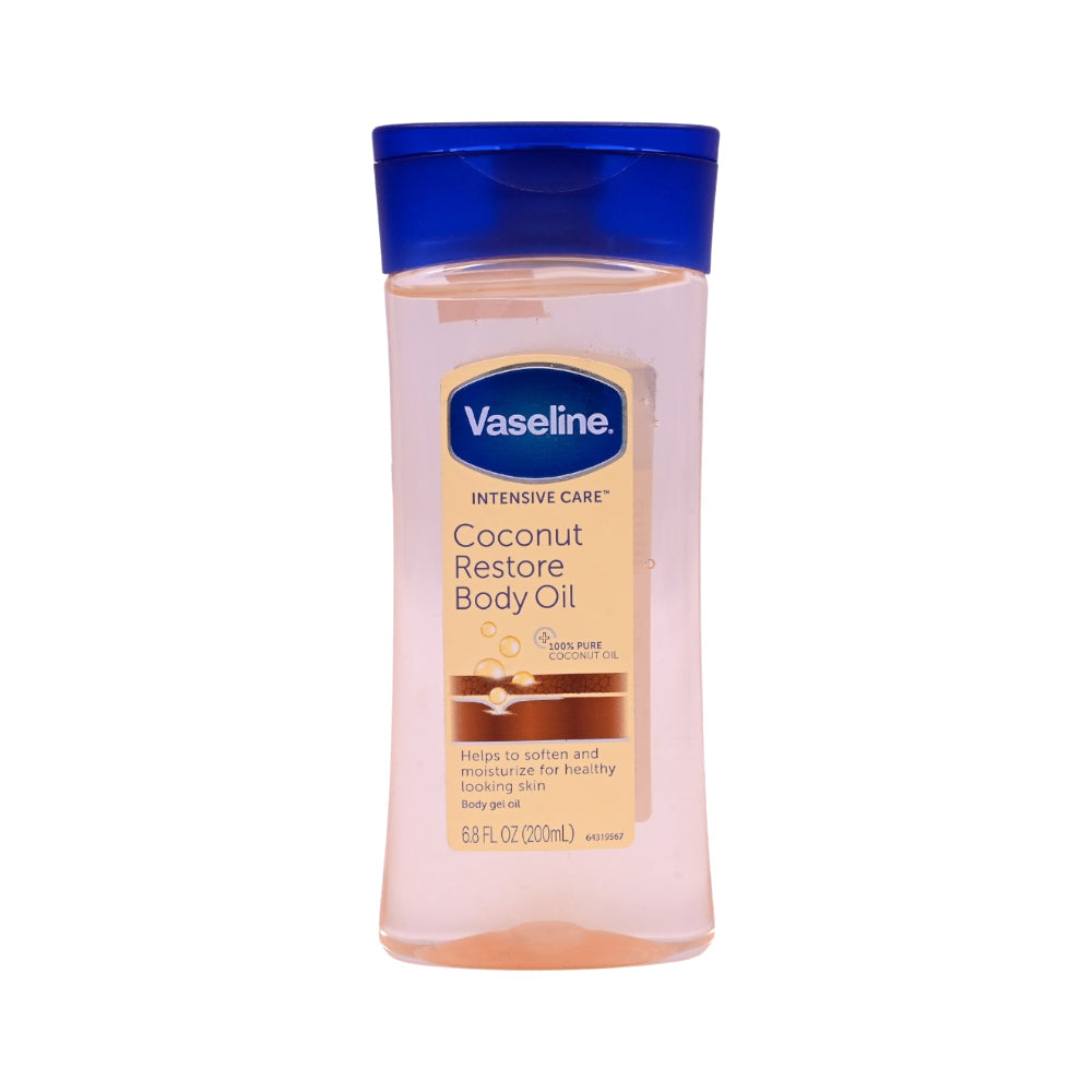 VASELINE COCONUT RESTORE BODY OIL 200ML Default Title - MamasJan skincare