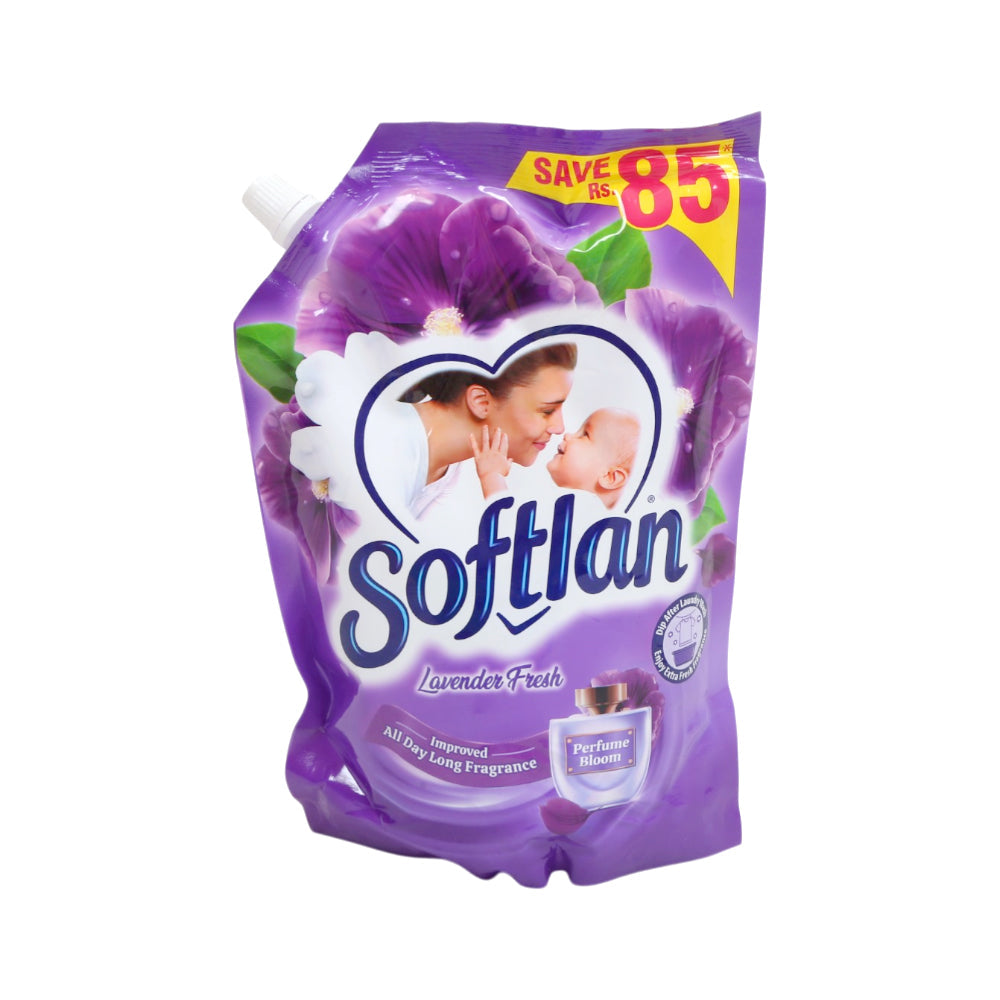 SOFTLAN FABRIC SOFTNER LAVENDER FRESH POUCH CP 1000 ML Default Title - MamasJan Grocery Nonfood