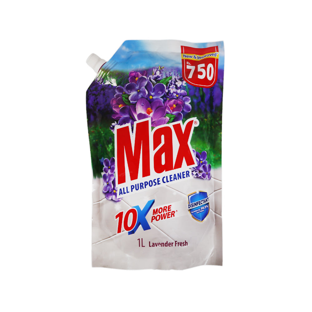 MAX CLEANER ALL PURPOSE POUCH LEVENDOR 1 LTR Default Title - MamasJan Grocery Nonfood