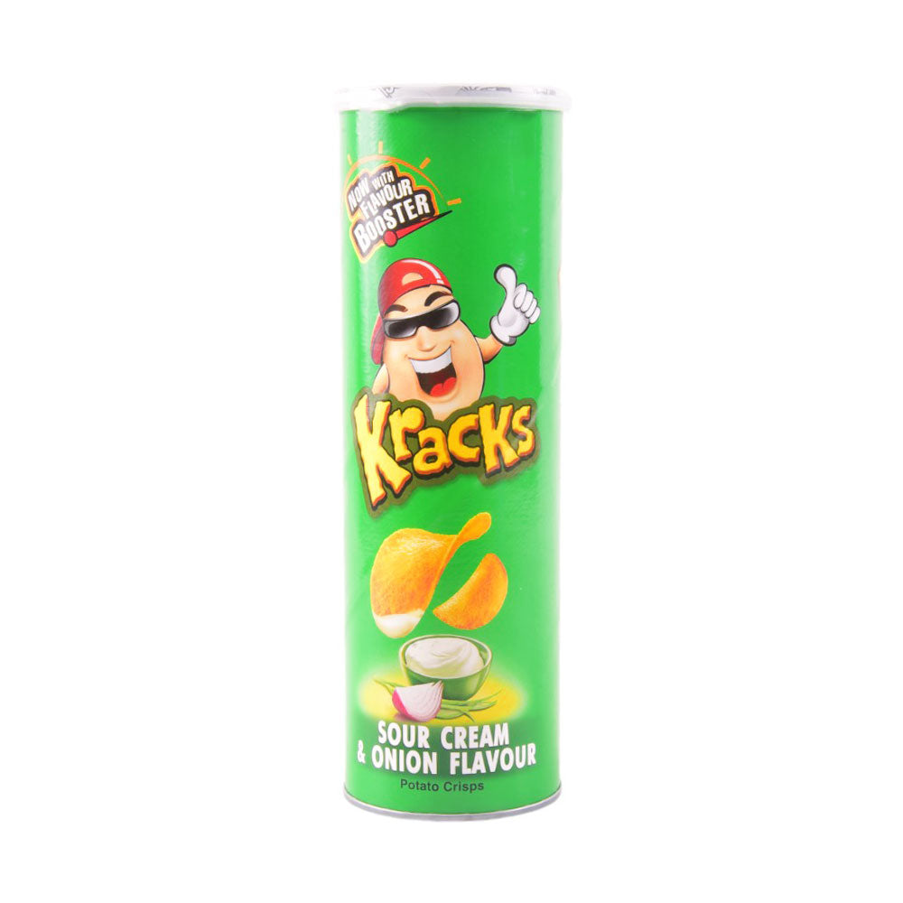 KRACKS CHIPS SOUR CREAM AND ONION 110 GM Default Title - MamasJan Grocery