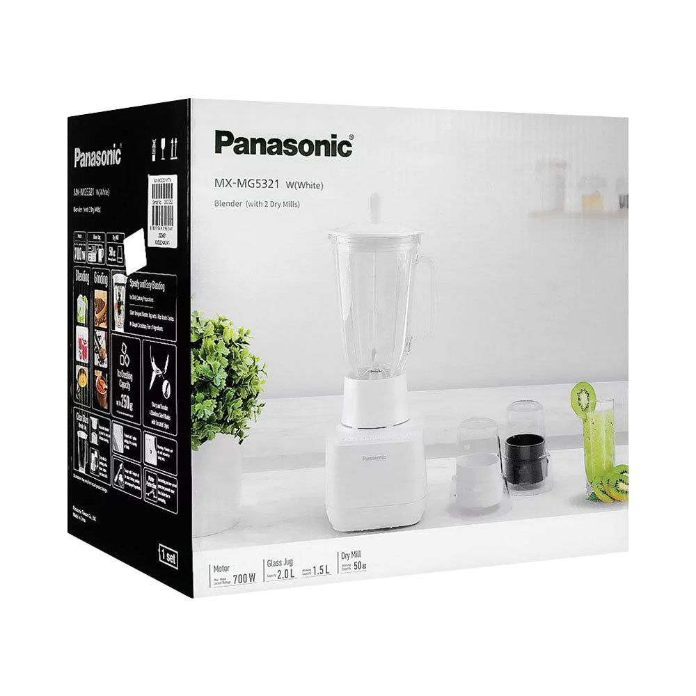 PANASONIC BLENDER MX-MG 5321 WHITE Default Title - MamasJan Electronics