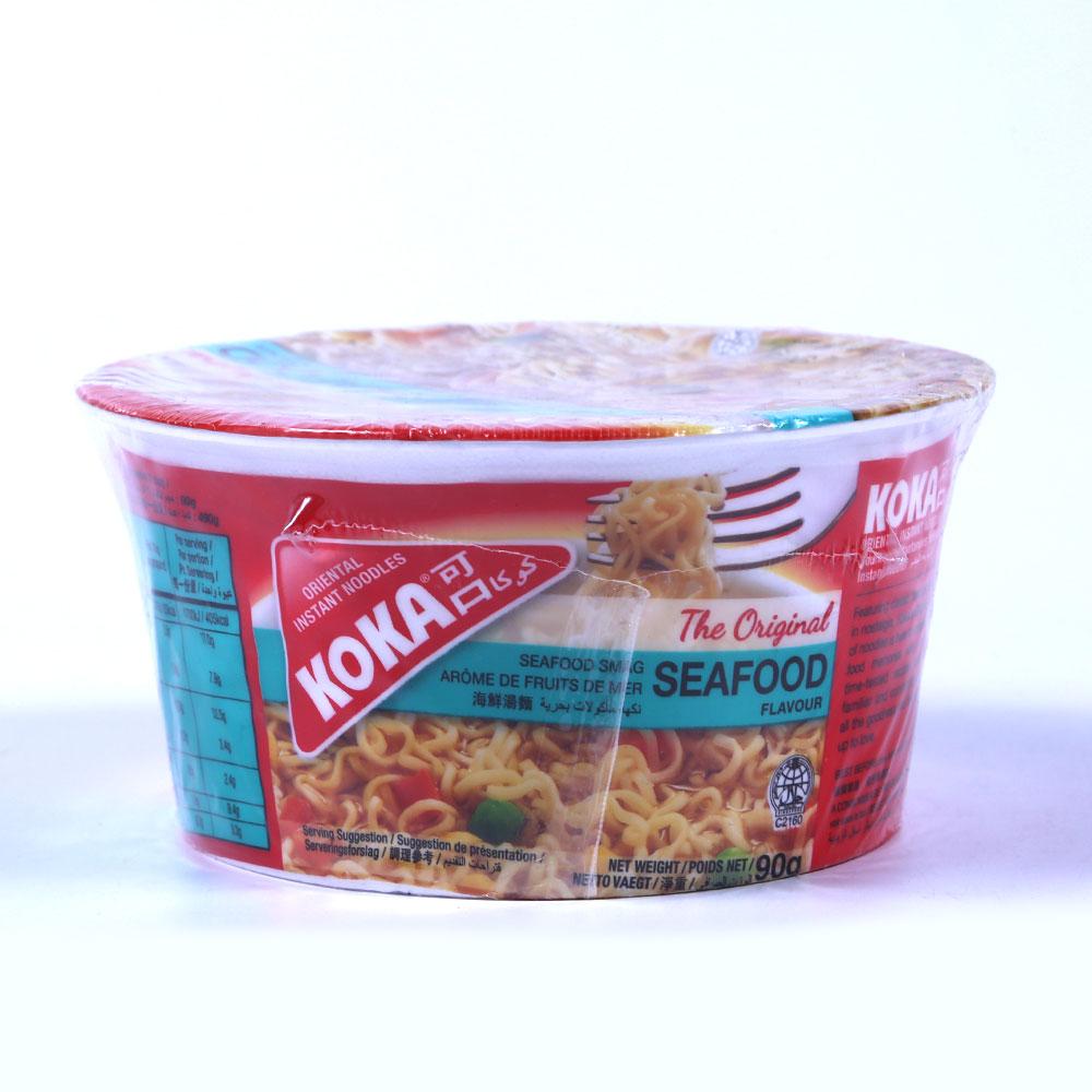 KOKA INSTANT NOODLES SEAFOOD FLAVOUR 90 GM Default Title - MamasJan Grocery