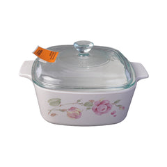 DONGA CORNINGWARE COVERED 1.5L COUNTRY ROSE A15RS PC Default Title - MamasJan Crockery
