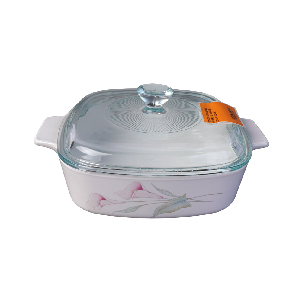 DONGA CORNINGWARE COVERED 1L LILYVILLE A1LV PC A1LV PC Default Title - MamasJan Crockery