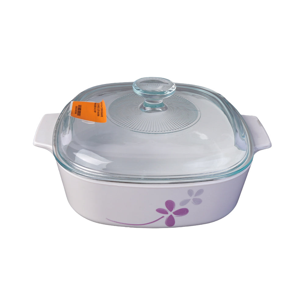 DONGA CORNINGWARE COVERED 2LTR WARM PANSIES A-2-WP Default Title - MamasJan Crockery