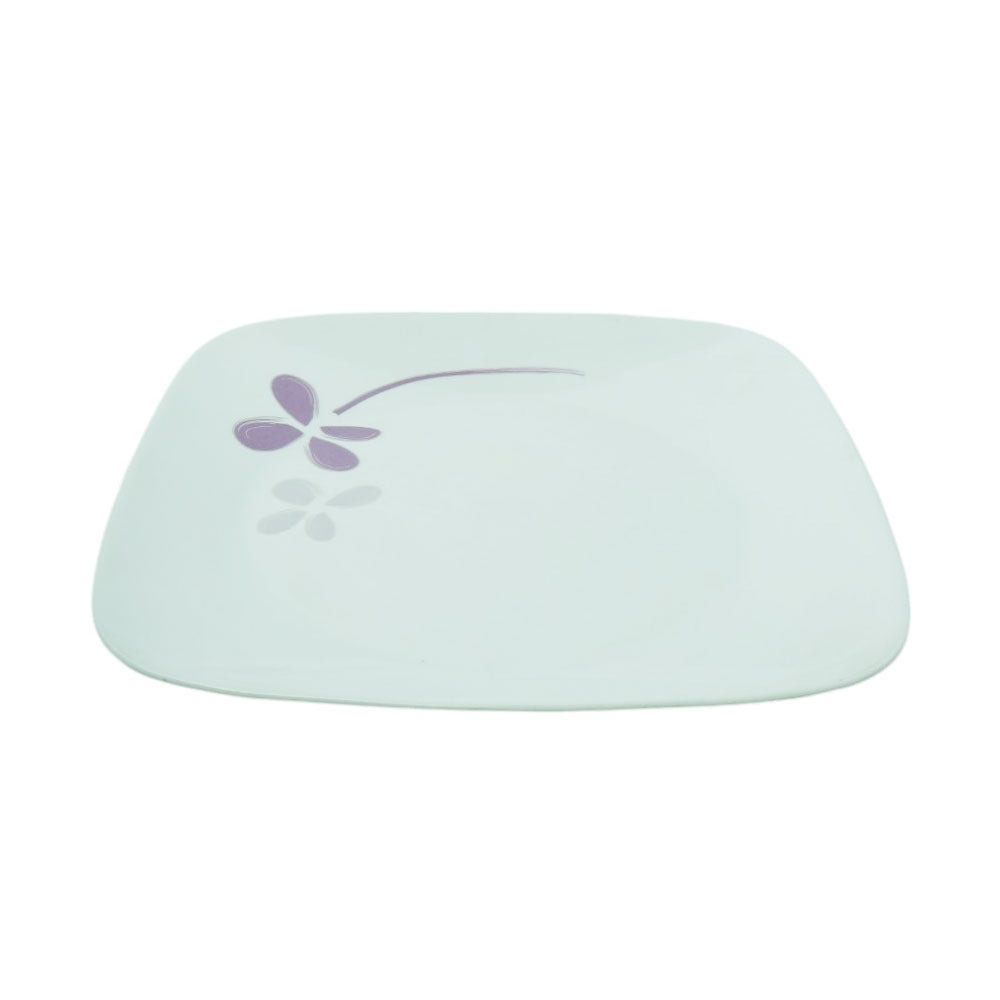 PLATE DINNER SQUARE CORNINGWARE WARM PANSIES 2213-WP-LP PC Default Title - MamasJan Crockery
