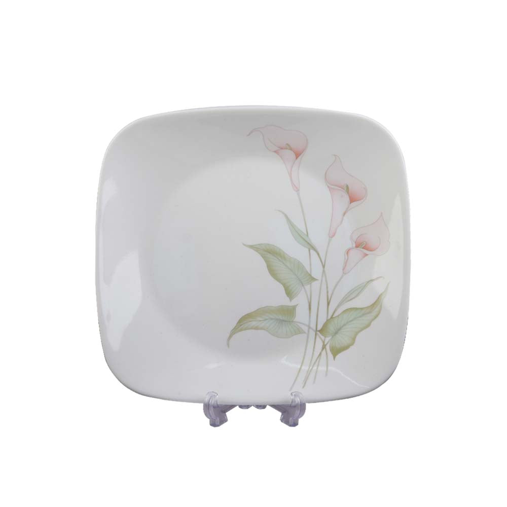 PLATE QUARTER SQUARE CORNINGWARE LILY VILLY 2211-LV-LP PC Default Title - MamasJan Crockery