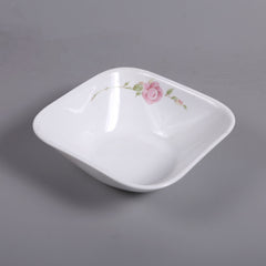 BOWL CEREAL CORNINGWARE SQUARE COUNTRY ROSE 2323-RS-LP PC Default Title - MamasJan Crockery