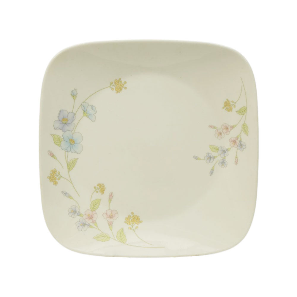 PLATE DINNER SQUARE CORNINGWARE PASTEL BOUQUET 2213-93-LP PC Default Title - MamasJan Crockery