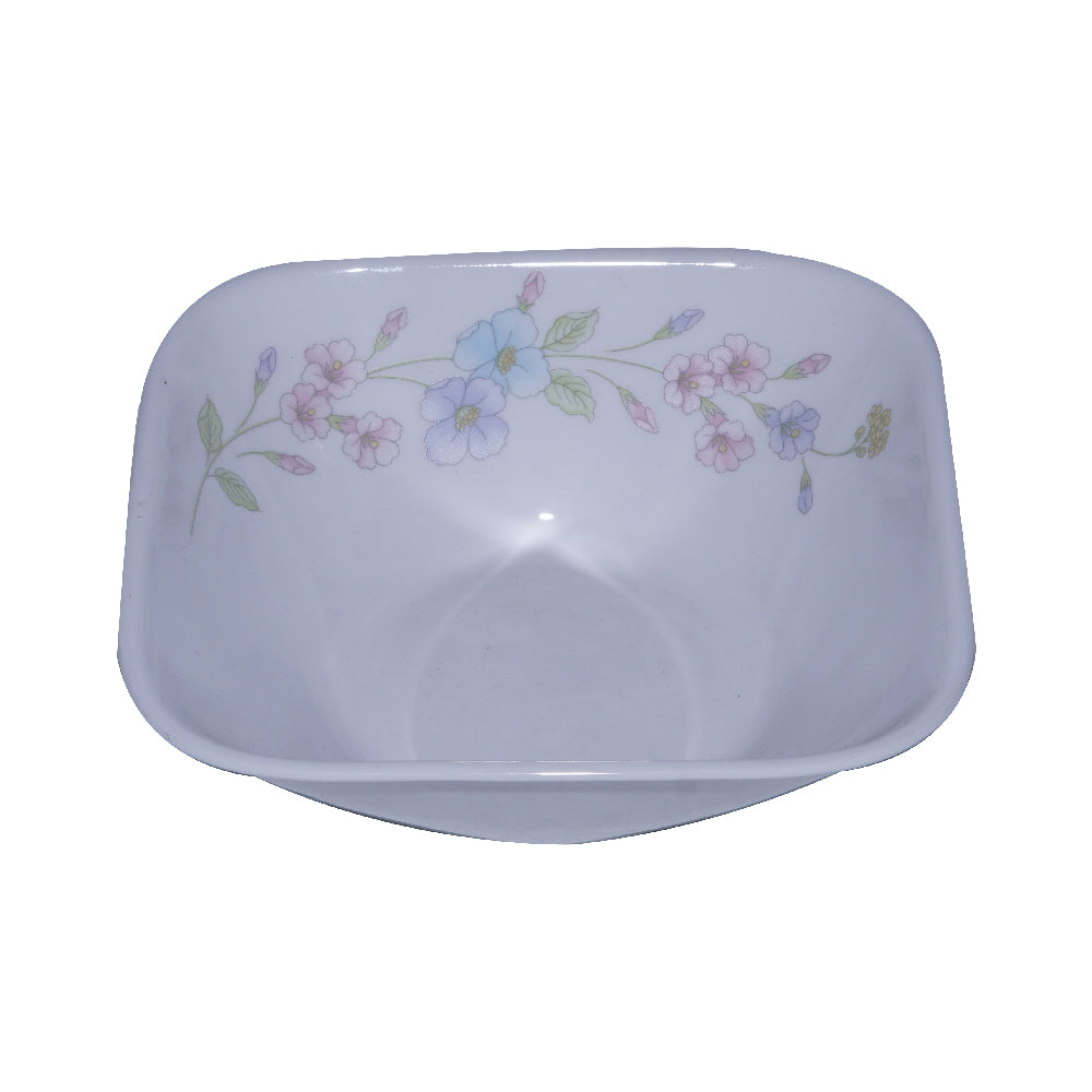BOWL CEREAL CORNINGWARE SQUARE PASTEL BOUQUET 2323-93-LP PC Default Title - MamasJan Crockery
