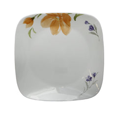 PLATE DINNER SQUARE CORNINGWARE BEGONIA 2213-BGN-LP Default Title - MamasJan Crockery