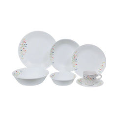 DINNER SET CORNINGWARE 40PC FLOWER HILL 40FWHPK Default Title - MamasJan Crockery