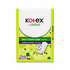 KOTEX PANTY LINER DAILY ODOR CARE LONGER & WIDER 30 LINERS Default Title - MamasJan Grocery Nonfood